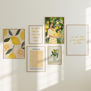 Christliche Wandkunst-Bundle, Galeriewand-Set Bunt, Bibel-Vers-Wandkunst, trendiges Wohnungsdekor, druckbare Wandkunst, Einweihungsgeschenk