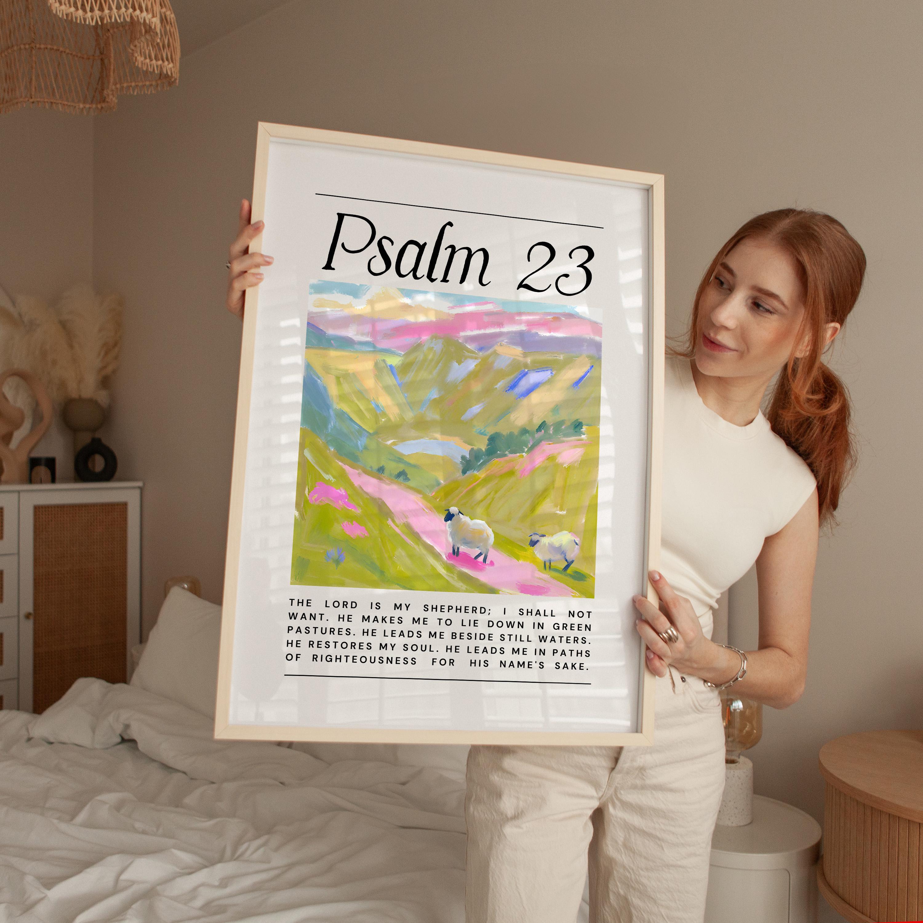 Pink Christian Wall Art Bundle: Bible Verse Prints (digital Download ...