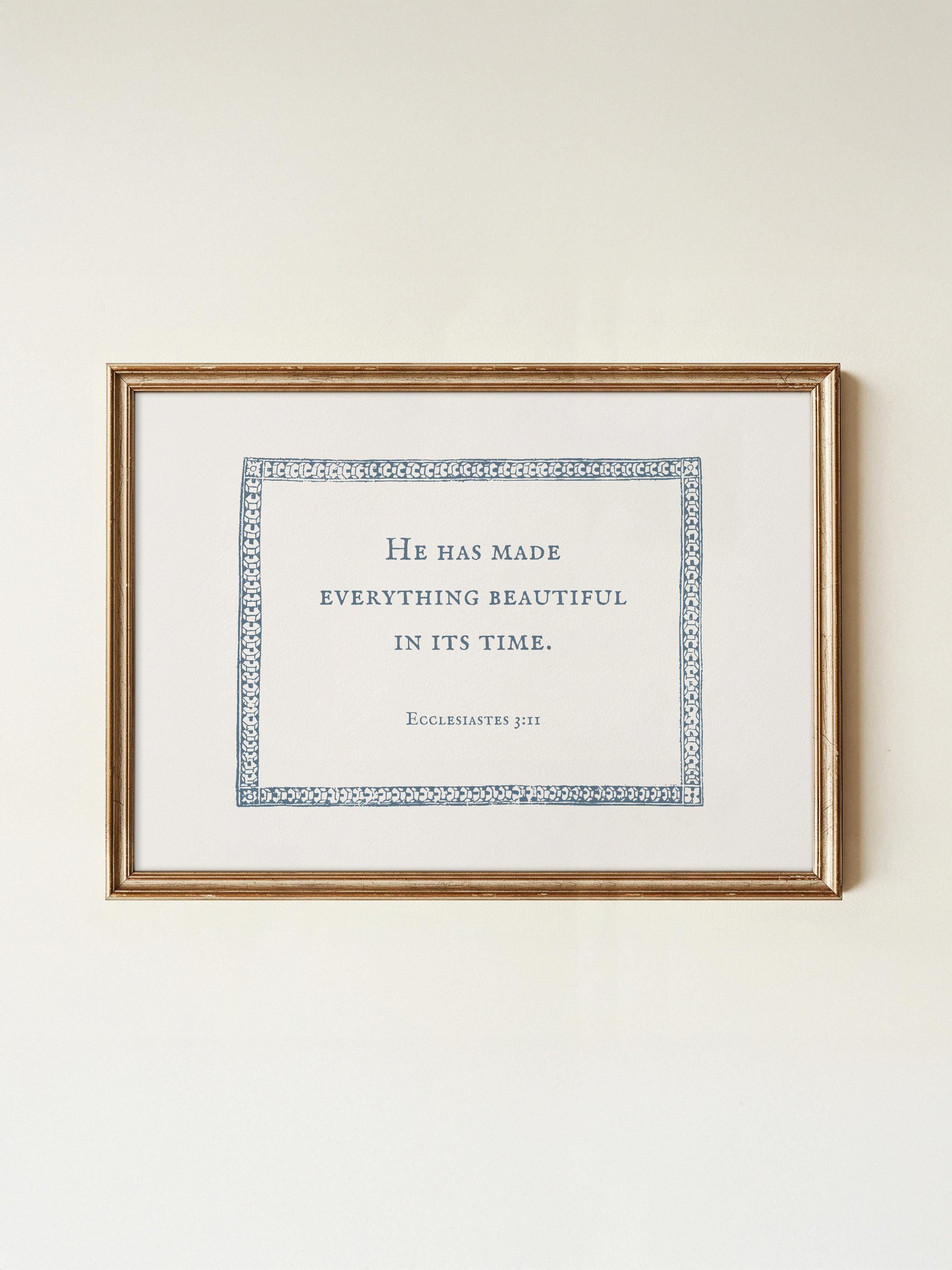 Christian Wall Art Printable - Bible Verse Poster, Trendy Scripture ...