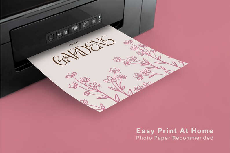 GRAVES INTO GARDENS Digital Print Line Art Print Etsy