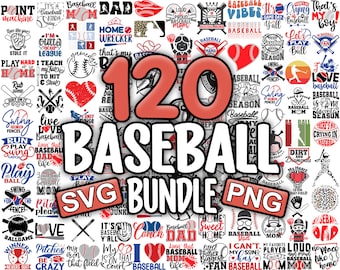 Baseball SVG Bundle, Game Day Graphics (Digital Download)