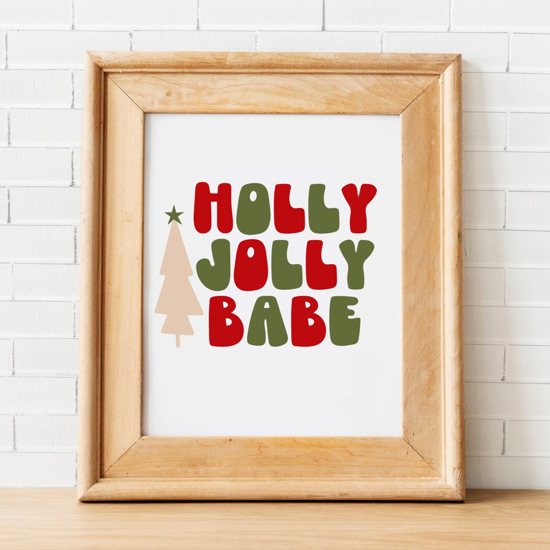 Holly Jolly Babe SVG PNG Christmas - Il 1080xN.4334464709 Po3k 