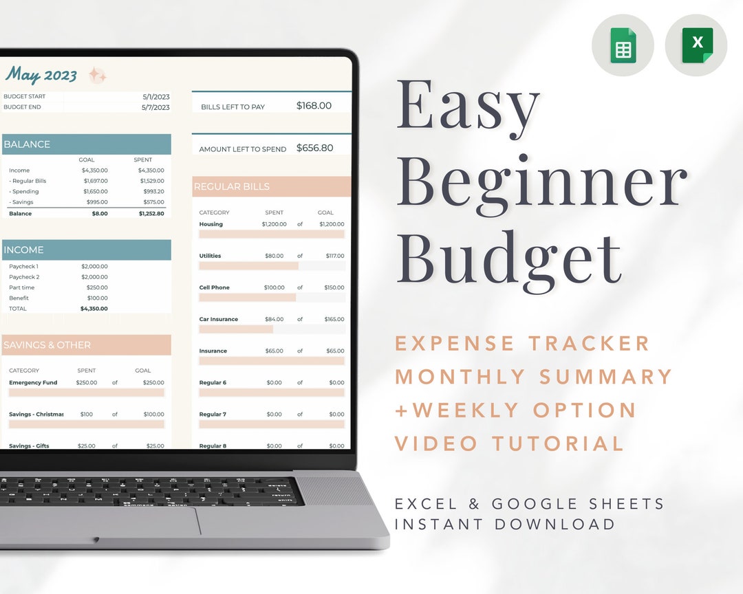 Easy Budget Template Google Sheets Monthly Budget Spreadsheet Easy Budget Template Google Sheets Monthly Budget Spreadsheet