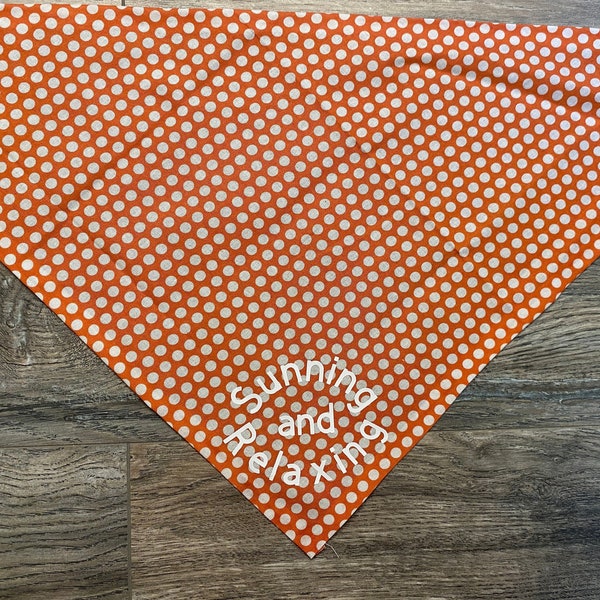 Polka Dot Dog Scarf