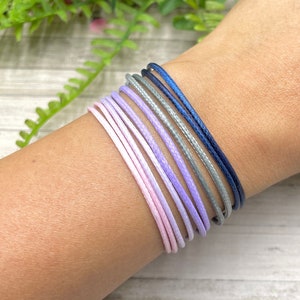 Handmade Waterproof Cord Bracelet: Adjustable Boho Surfer Style