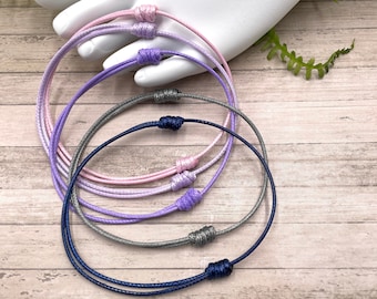 Pulsera tobillera de cordón encerado, tobillera surfista de playa para mujer y hombre, tobillera ajustable, pulsera tobillera boho, pulseras tobilleras para mujer