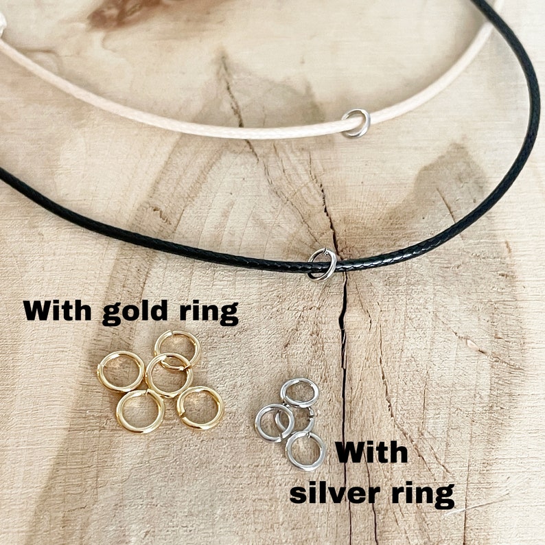 Adjustable Cord Necklace Necklace Cord String Necklace Wax Etsy