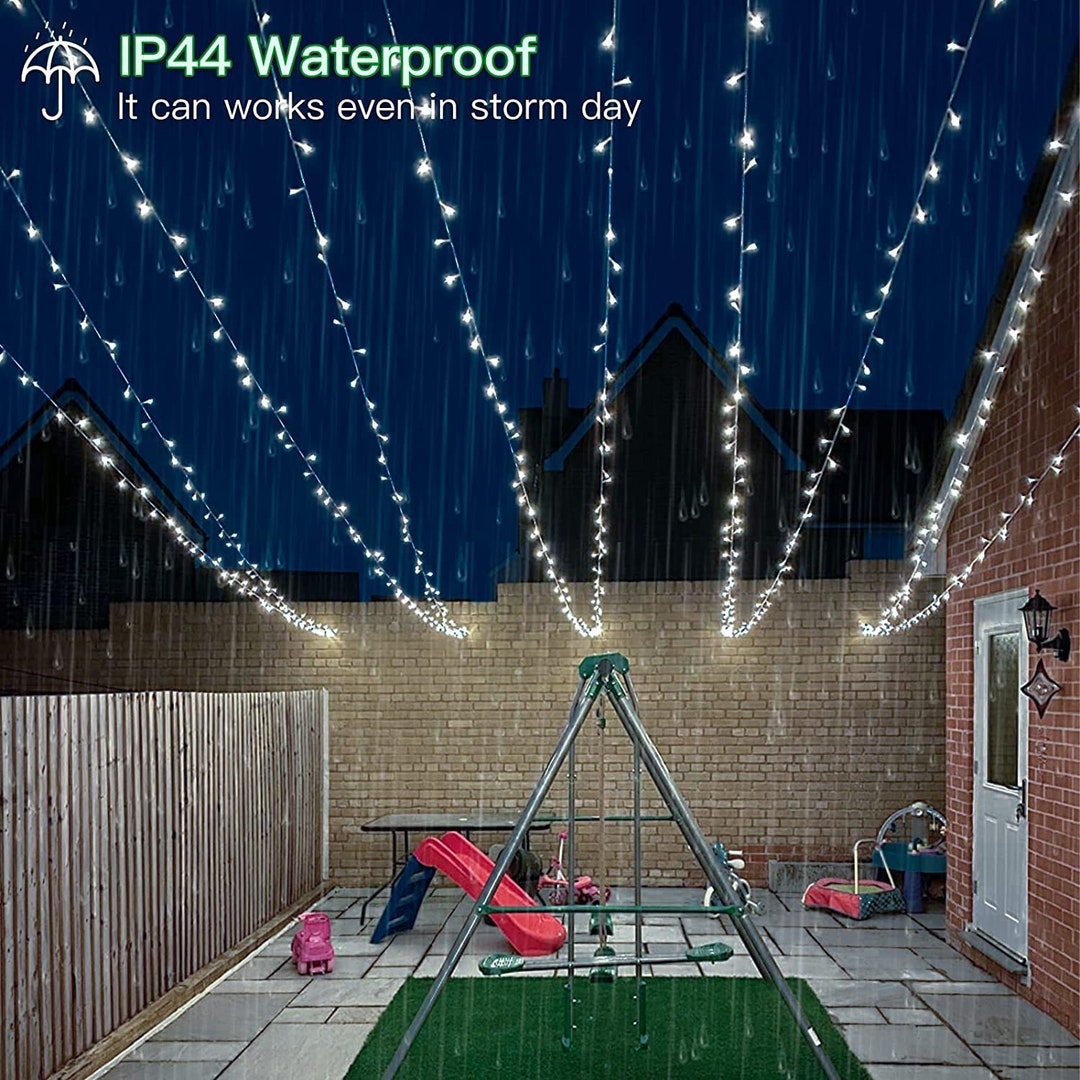 40 Meter 400 LED String Lights & UK Plug With 8 Way Controller White