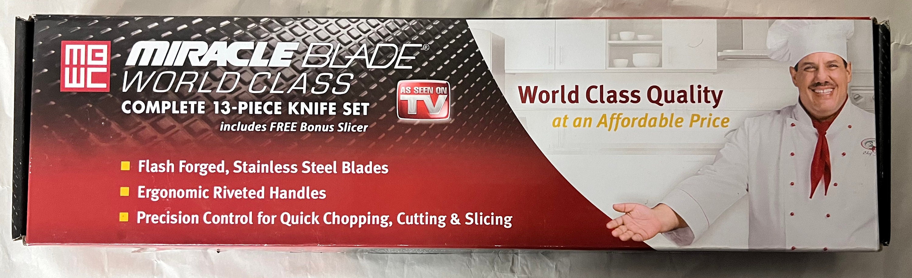 Miracle Blade World Class Series Black 7-Piece Ceramic Knife Set
