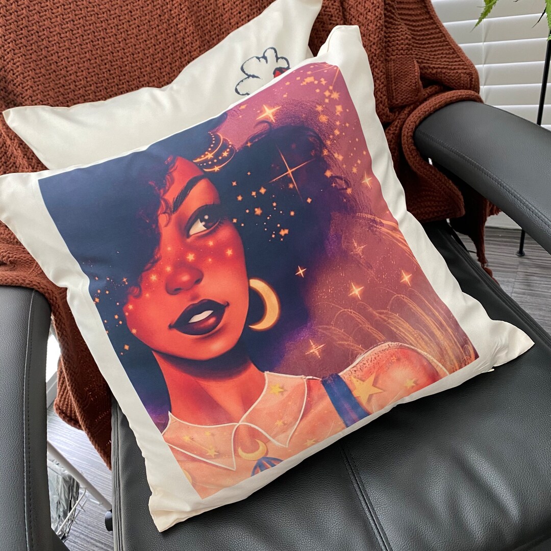 Black Girl Magic Throw Pillow Cover African American Pillow Etsy