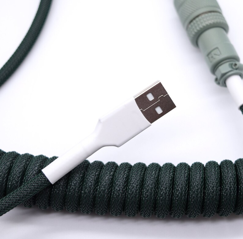 Custom Botanical USB C Keyboard Cable Etsy