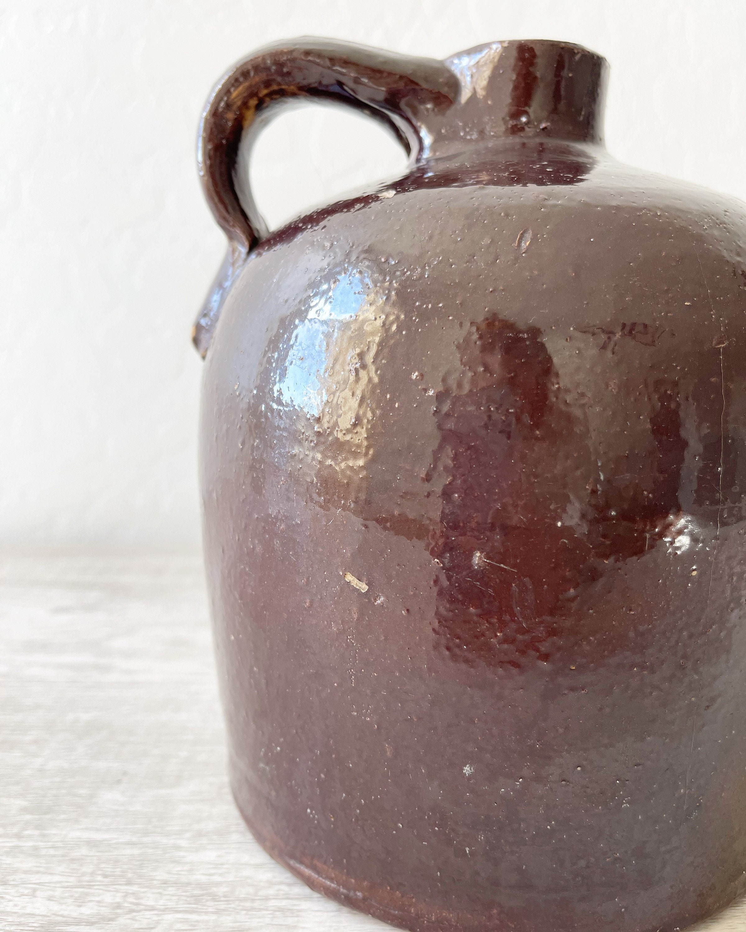 Vintage Stoneware Pottery Jug Etsy