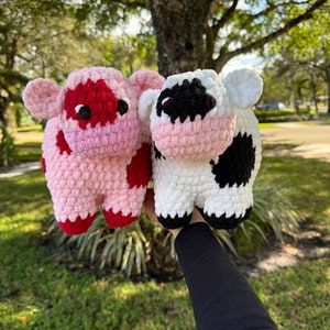 Crochet Chubby Cow Plushie