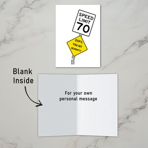 The inside of the 70th Birthday Card is left blank, giving you ample space to write a heartfelt message and add a personal touch to their special day.