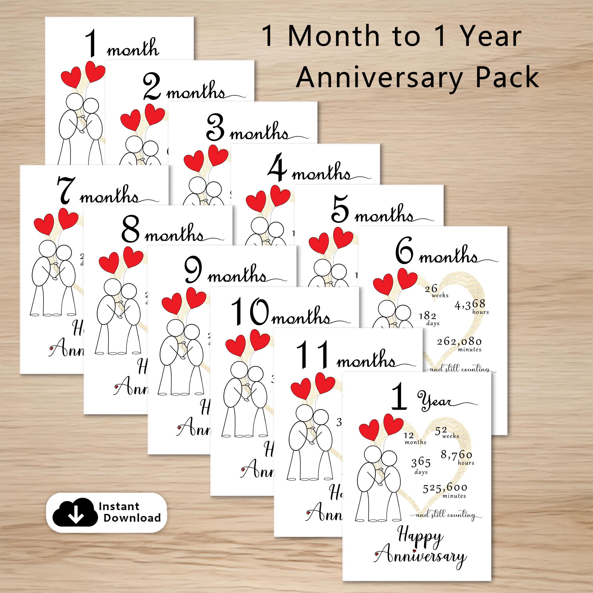 Happy 1 Month Anniversary - Etsy