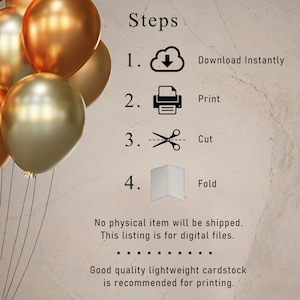 Please note: No physical item will be shipped; this listing is for digital files and are available for immediate download. We recommend using good quality cardstock for printing the 1932 birthday card.