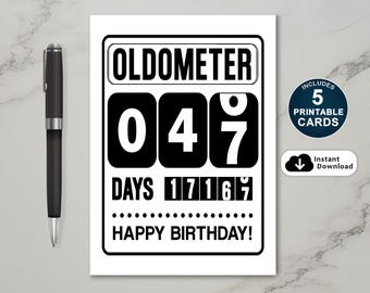 Joycard Biglietto di auguri per il 47° compleanno con busta