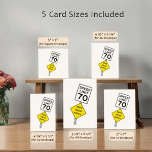 Celebrate their 70th birthday with our printable 'Oops You Hit 70' Birthday Card, offered in five popular sizes. Instantly download and select the perfect design to make their birthday truly memorable!