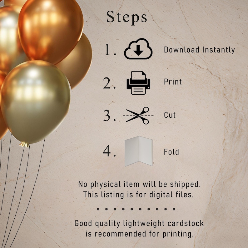 Please note: No physical item will be shipped; this listing is for digital files available for immediate download. We suggest using high-quality cardstock for printing the 1946 birthday card.