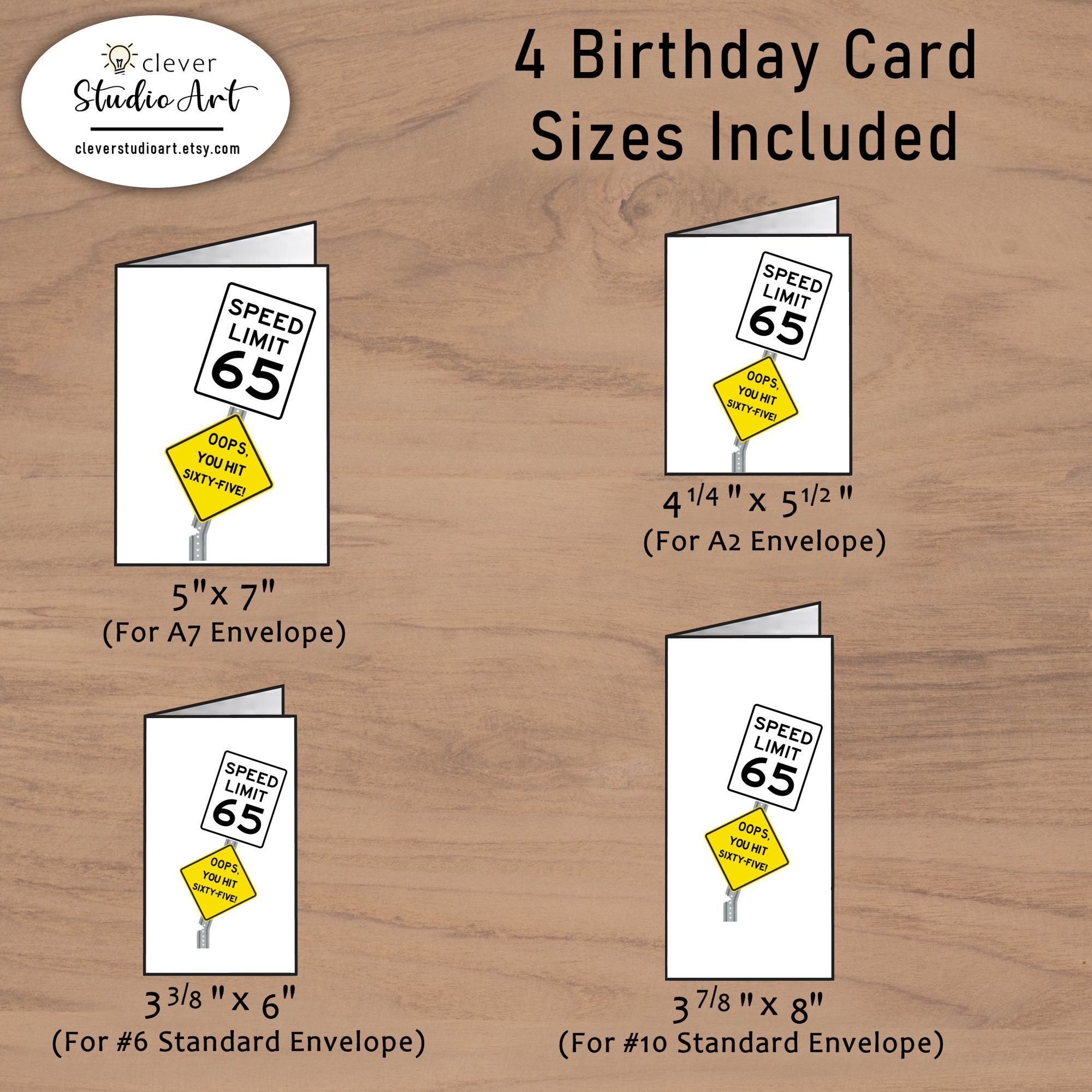 65th Birthday Card, Oops You Hit 65 Birthday Card, Funny 65th Birthday ...