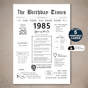 Tarjeta de cumpleaños número 40 para imprimir, tarjeta de cumpleaños número 40 para imprimir, tarjeta de cumpleaños número cuarenta, DESCARGA INSTANTÁNEA