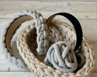 Chunky Hairband Kit, Macrame Hairband Kit, Boho Hairband Kit, make your own hairband, chunky cord hairband kit, chunky cord hairband.