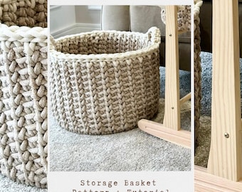 Aufbewahrungskorb Häkelmuster und Video-Anleitung, Häkelkorb-Muster, Häkelschüssel-Muster, Häkel-Blumentopf-Muster, Häkel-Blumentopf-Muster