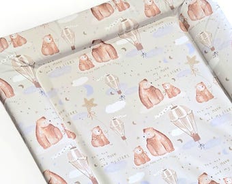 Moonstar Changing Mat, baby bear changing mat, bear changing mat, baby changing mat, animal changing mat,  nursery changing mat.