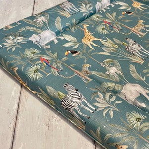 Safari Jungle Baby Changing Mat, animal baby changing mat, jungle changing mat, baby changing mat, jungle changing mat, animal changing mat