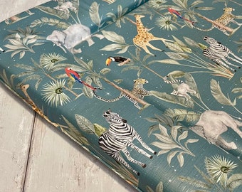 Safari Jungle Baby Changing Mat, animal baby changing mat, jungle changing mat, baby changing mat, jungle changing mat, animal changing mat