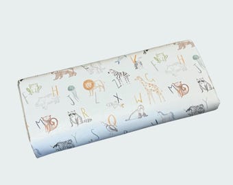 Alphabet Travel Changing Mat, alphabet animal changing mat, a-z baby changing mat,baby change mat, baby changing mat, foldable changing mat.