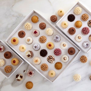Handmade Brigadeiro Truffles Gift Box | Gluten-Free | Assorted Delicious Dessert | Gourmet Sweet Gifts | Valentine's Day | Mother's Day