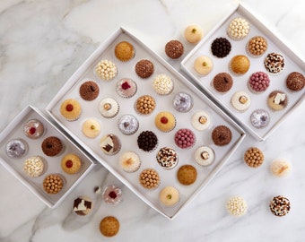 Handmade Brigadeiro Truffles Gift Box | Gluten-Free | Assorted Delicious Dessert | Gourmet Sweet Gifts | Valentine's Day | Mother's Day