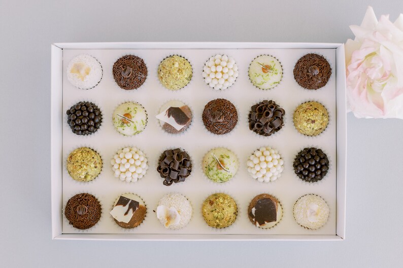 Handmade Brigadeiro Truffles Gift Box Assorted Delicious Dessert Gourmet Sweet Gifts Valentine's Day Mother's Day image 6