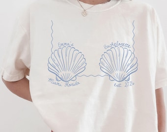 Camiseta personalizada para despedida de soltera en la playa (PNG), Despedida de soltera (PNG), Camiseta de sirena para despedida de soltera (PNG), Camiseta costera para despedida de soltera, Camiseta de novia, Novia (PNG)