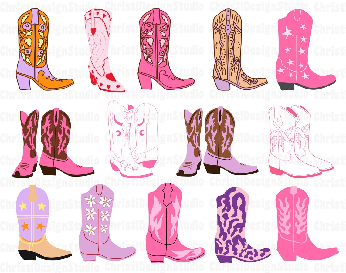 Botas de vaquera SVG, vaquera SVG, botas vaqueras SVG, vaquera soltera ...