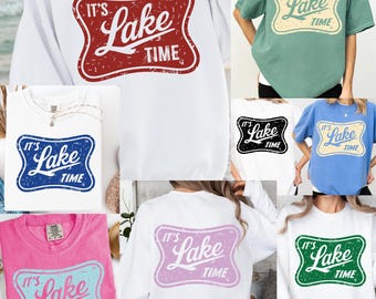 It's Lake Time Svg, Lake Png, Lake Lover Svg, Lake Shirt Gift, Lake Life Png, Summer Vibes Png, Summer Shirt, Summer Svg, Outdoor Adventure