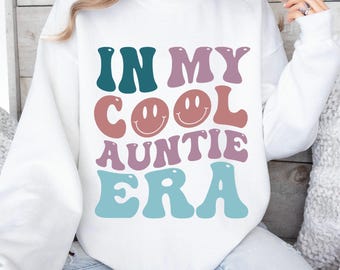 W mojej fajnej erze cioci Png, Koszulka w mojej erze cioci Png, Koszulka cioci, Prezent dla cioci, Ciocia Png, Prezent urodzinowy dla Antki, Koszulka cioci Png, Koszulka