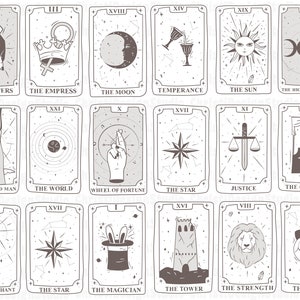 Tarot Karten Dekor, Hexe Tarot Dekor, Major Arcana Dekor, Tarot Illustration, Himmlische Tarot Illustration, Himmlische Illustration, Cricut, Sonnen Illustration