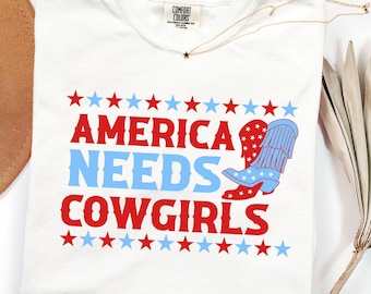 Estados Unidos necesita vaqueras SVG, camiseta retro del 4 de julio PNG, 4 de julio SVG, camiseta del 4 de julio PNG, Día de la Independencia PNG, PNG patriótico