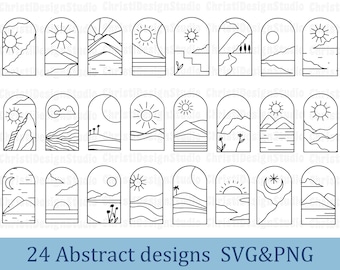 Abstract Mountain Svg, Geometric Mountain Svg, Mountain Icon Svg, Mountain Svg, Adventure Svg, Landscape Svg, Cut File, Wall Art, Wall Decor