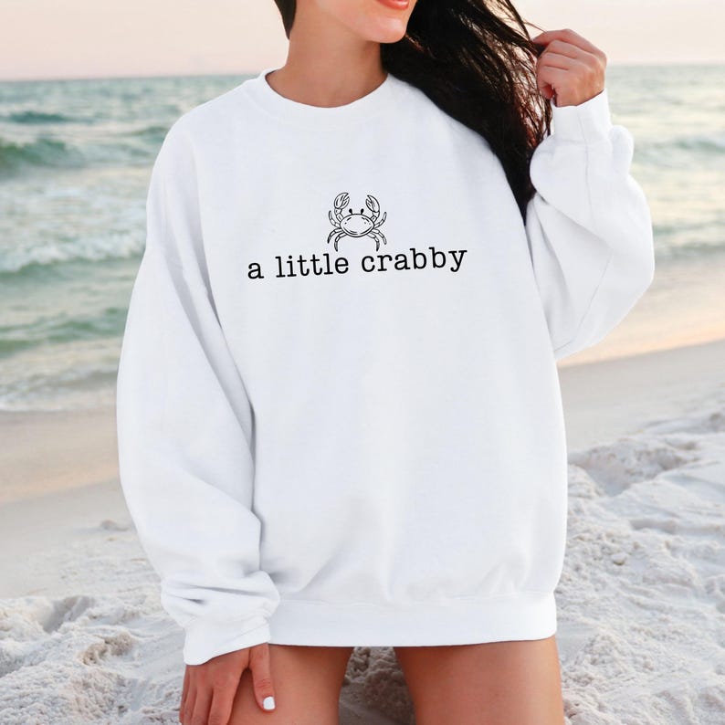 A Little Crabby Svg, Summer Shirt Png, Beach Shirt Svg, Funny Beach Shirt, Beach Vibes Png, Summer Vibes Png, Coastal Shirt Svg, Funny Shirt