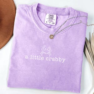 A Little Crabby Svg, Summer Shirt Png, Beach Shirt Svg, Funny Beach Shirt, Beach Vibes Png, Summer Vibes Png, Coastal Shirt Svg, Funny Shirt