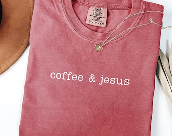 Coffee and Jesus Png, Coffee and Jesus Shirt, Christian Shirt, Christian Png, Religious Shirt Svg, Gift for Christian, Jesus Svg, Coffee Png