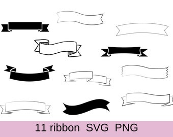 Ribbon svg, banner svg, ribbon svg bundle, banner svg bundle, ribbon clipart, instant download, commercial use, cricut, banner cut file