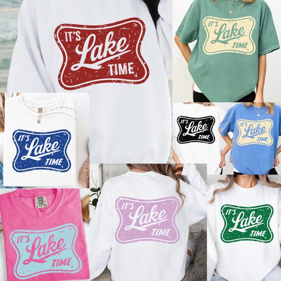 It's Lake Time Svg, Lake Png, Lake Lover Svg, Lake Shirt Gift, Lake Life Png, Summer Vibes Png, Summer Shirt, Summer Svg, Outdoor Adventure