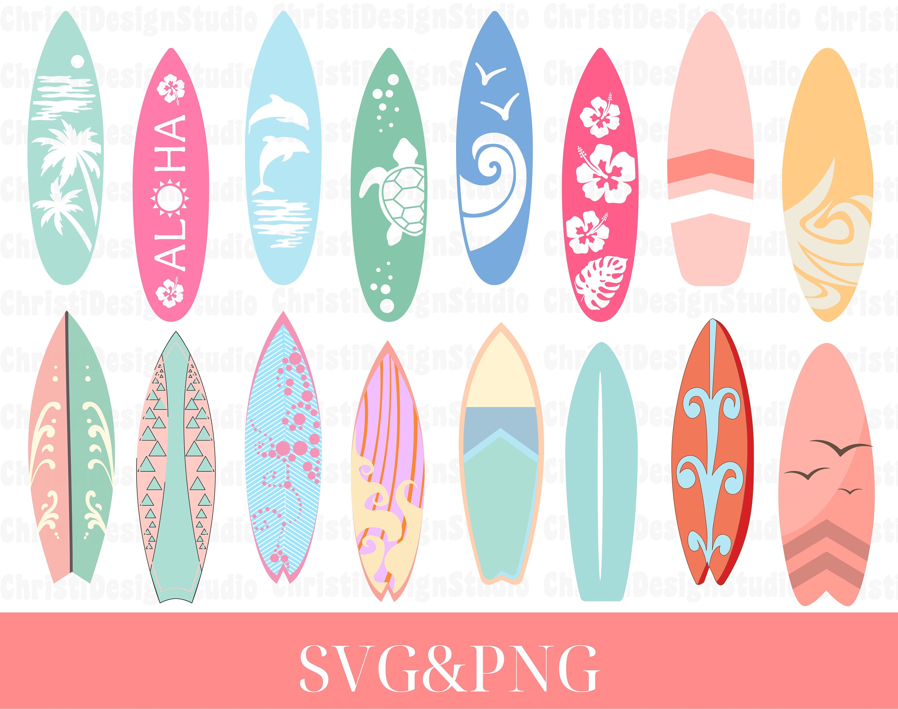 Surfing svg cut file, instant download beach surf clipart, summer surfer  design, surfboard printable vector silhouette - So Fontsy