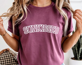 Svg "Besado por el sol", Verano Png, Playa Png, Playa Svg, Camiseta de verano, Vibras de verano Png, Camiseta de verano Png, Verano Svg, Vida en la playa Svg, Vacaciones Svg