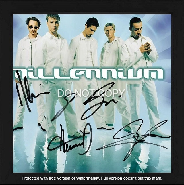 Backstreet Boys Signed Album millennium Backstreet Boys - Etsy