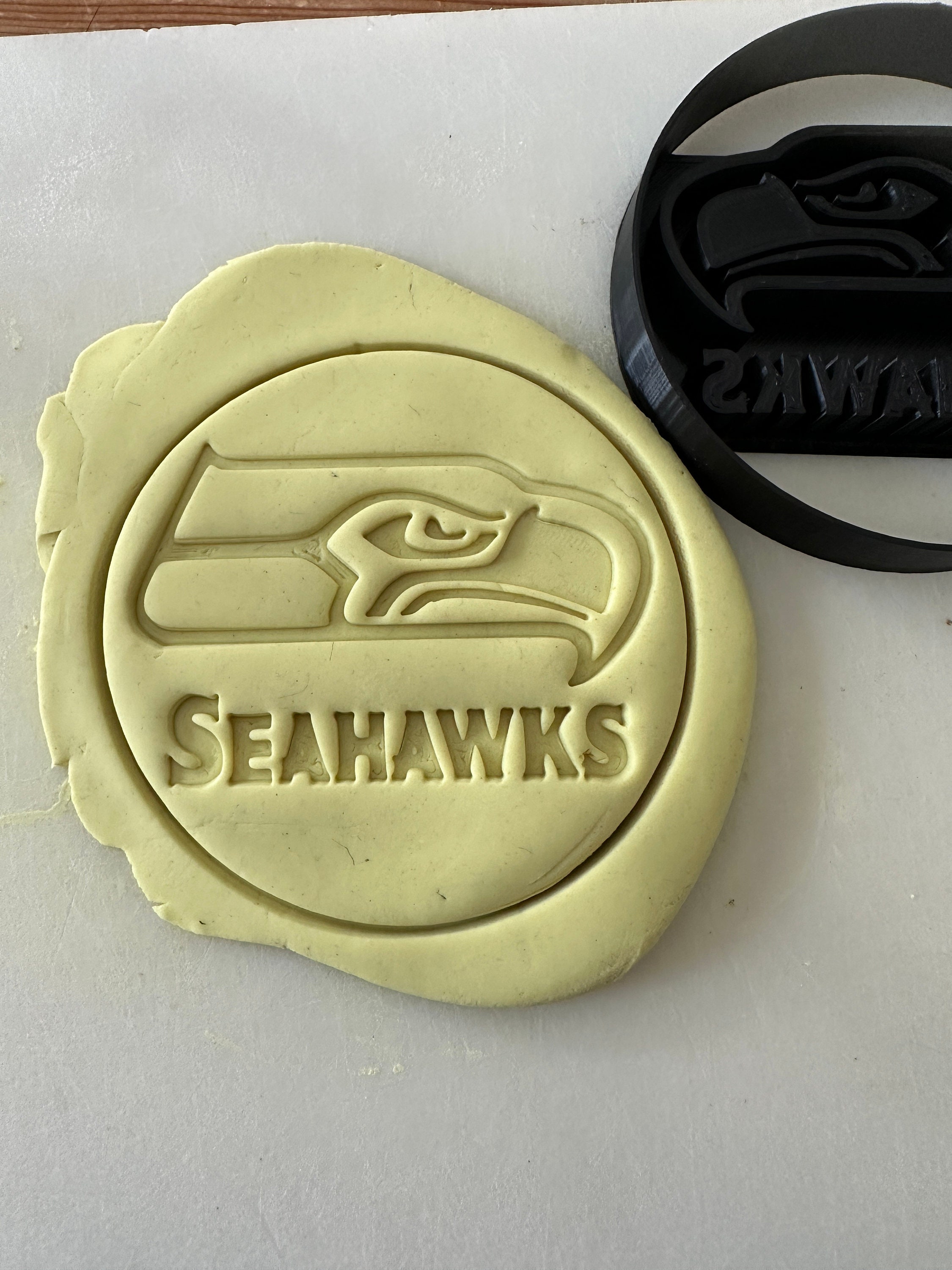 SEATTLE SEAHAWKS NFL VINYL STENCIL FOR CUSTOM SHOES SNEAKERS AND SMALL  PROJECTS